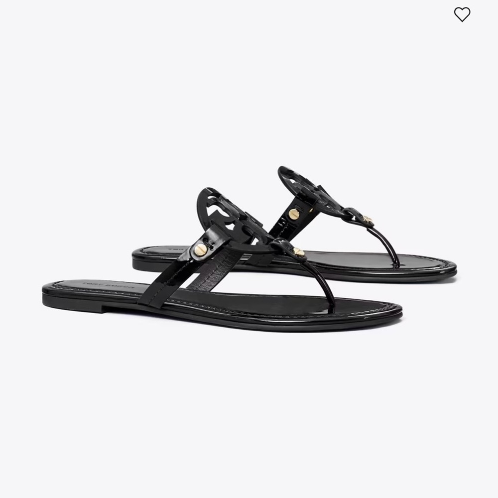 Tory Burch Black Miller Sandals